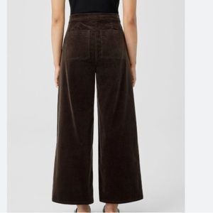 New Eileen Fisher wide ankle velvet organic cotton stretchy pants